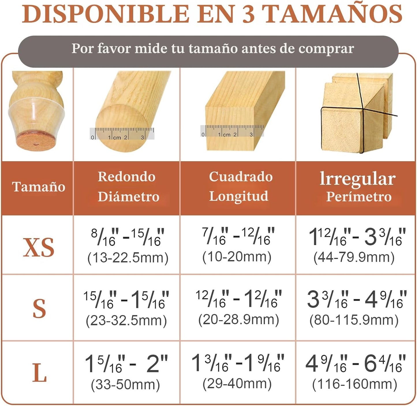 Protege tu piso y elimina el ruido molesto de tus sillas con este paquete de 24 almohadillas