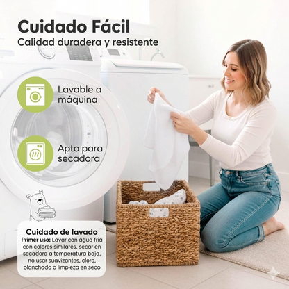 Pack 2 Swaddle (Arrullos) Orgánicos para Recién Nacido – Algodón Suave y Transpirable (0-3 meses)