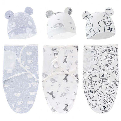 Pack 2 Swaddle (Arrullos) Orgánicos para Recién Nacido – Algodón Suave y Transpirable (0-3 meses)