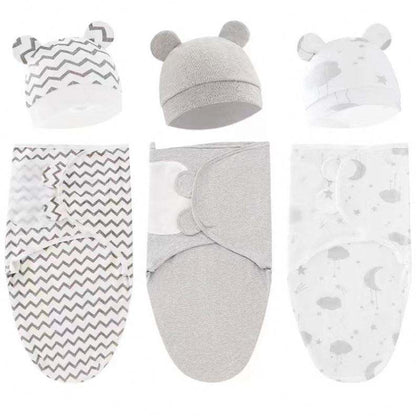 Pack 3 Arrullos Orgánicos para Recién Nacido – Algodón Suave y Transpirable (0-3 meses)